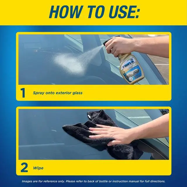 Alt view image 5 of 7 - Rain-x® Cerami-x Glass Cleaner + Water Repellent, 23 .oz - Improved Haze-Free Formula - 630177SRP