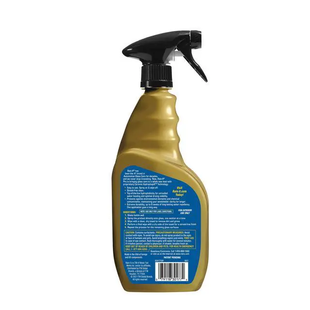 Alt view image 2 of 7 - Rain-x® Cerami-x Glass Cleaner + Water Repellent, 23 .oz - Improved Haze-Free Formula - 630177SRP