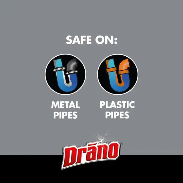 Alt view image 7 of 7 - Drano Liquid Drain Cleaner & Opener, 32 fl oz