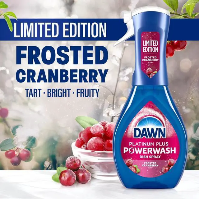 Alt view image 7 of 7 - Dawn Powerwash Spray, Dish Soap, Dishwashing Liquid, Cranberry Scent, 1 Starter Kit, 16 fl oz