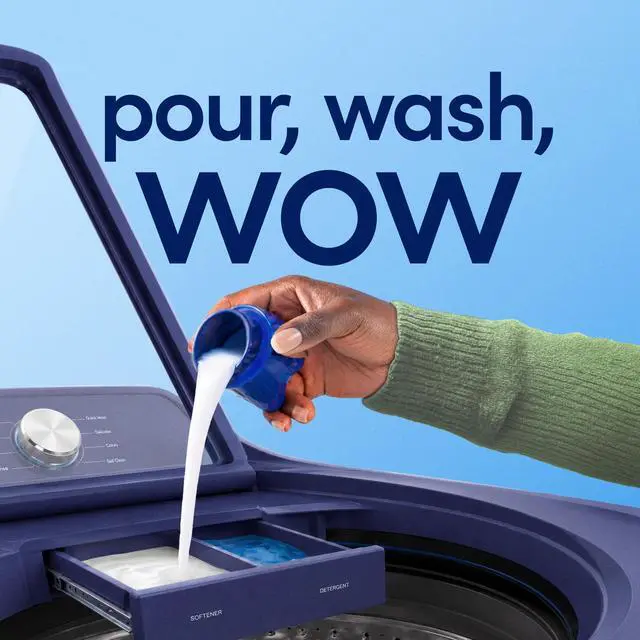 Alt view image 5 of 7 - Downy Calm Liquid Fabric Softener, White Tea and Bergamot scent, 26 fl oz, 39 Loads