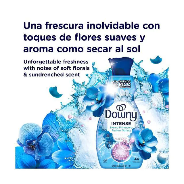 Alt view image 2 of 7 - Downy Intense Fabric Softener, Endless Spring, 24 fl oz, 32 Loads