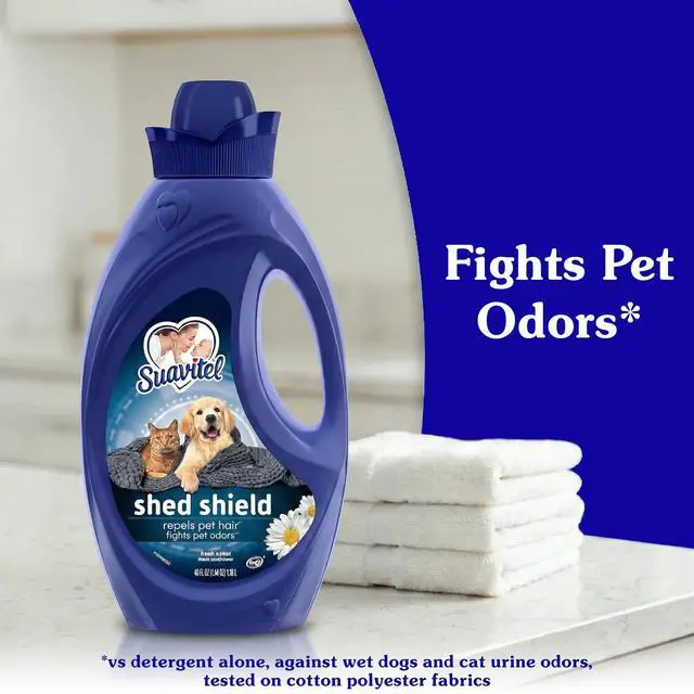 Alt view image 2 of 7 - Suavitel Shed Shield Liquid Fabric Softener and Conditioner, Fresh Scent, 46 fl oz