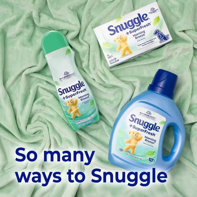 Alt view image 2 of 6 - Snuggle SuperFresh Liquid Fabric Softener, Odor Eliminating, Morning Breeze, 67 Loads
