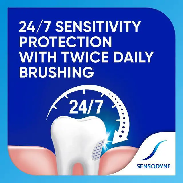 Alt view image 3 of 7 - Sensodyne Extra Whitening Sensitive Teeth Whitening Toothpaste, Mint - 2.7 Oz, for Adults