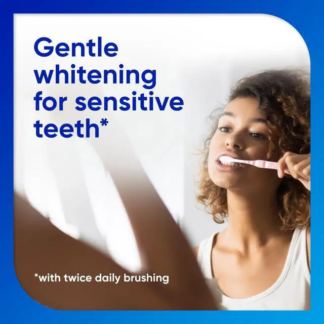 Alt view image 2 of 7 - Sensodyne Extra Whitening Sensitive Teeth Whitening Toothpaste, Mint - 2.7 Oz, for Adults