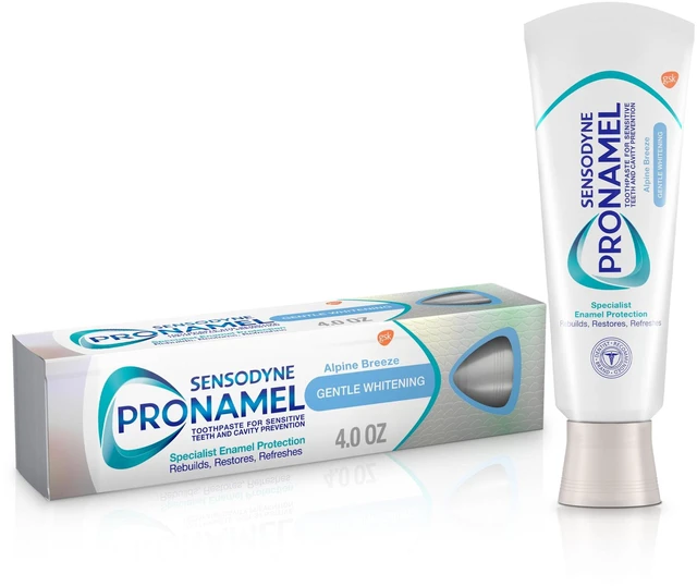 Main image of Sensodyne Pronamel Gentle Whitening Sensitive Toothpaste, Alpine Breeze, 4 Oz, for Adults