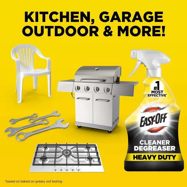Alt view image 2 of 6 - Easy-Off Heavy Duty Degreaser, Removes Grease & Grime, For Kitchen, Garage, Outdoor & More 32oz