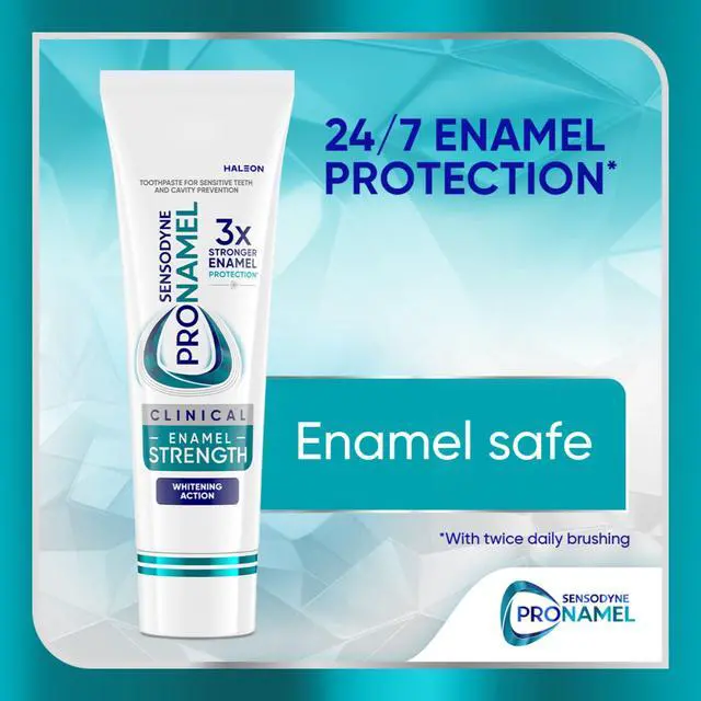 Alt view image 2 of 6 - Sensodyne Pronamel Clinical Enamel Strength Toothpaste, Whitening Action, 3.4 Oz