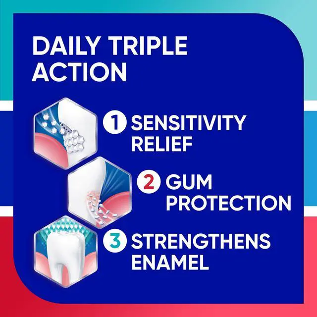 Alt view image 5 of 6 - Sensodyne Enamel Fluoride & Gum Sensitive Toothpaste, Mint Flavor, 3.4 oz