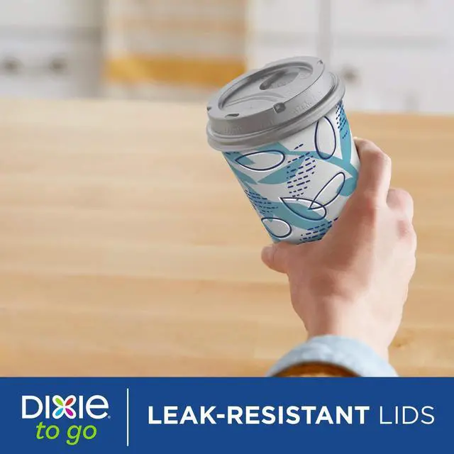 Alt view image 2 of 7 - Dixie To Go Disposable Paper Cups, 12 oz, Multi-Color, 20 Count