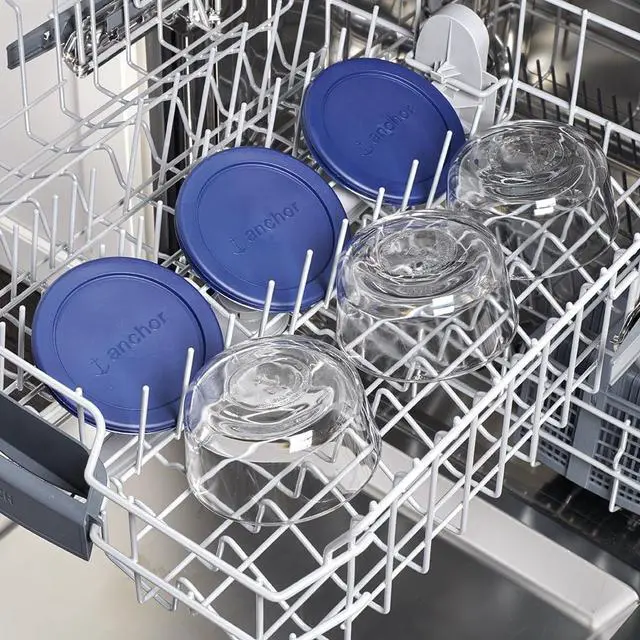 Alt view image 4 of 6 - Anchor Hocking Glass Food Storage Containers with Lids, 2 Cup Round, Set of 3