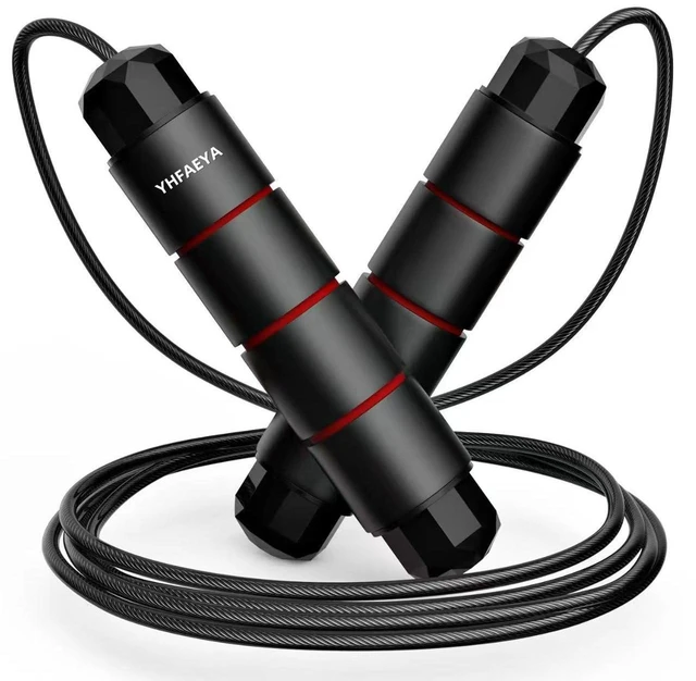 Main image of Tangle-Free Rapid Speed Adjustable Jump Rope for Women Men Children Home Gym Sports Fitness Slimming