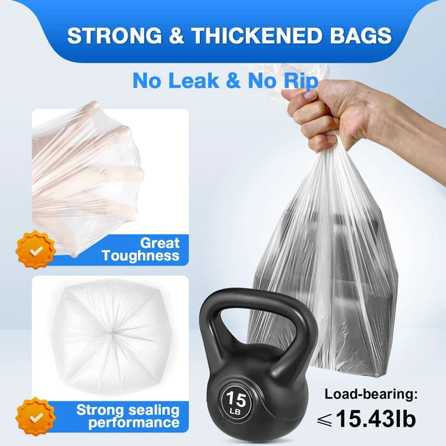 Alt view image 5 of 6 - Charmount 1.2 Gallon Small Trash Bags, 102 Count