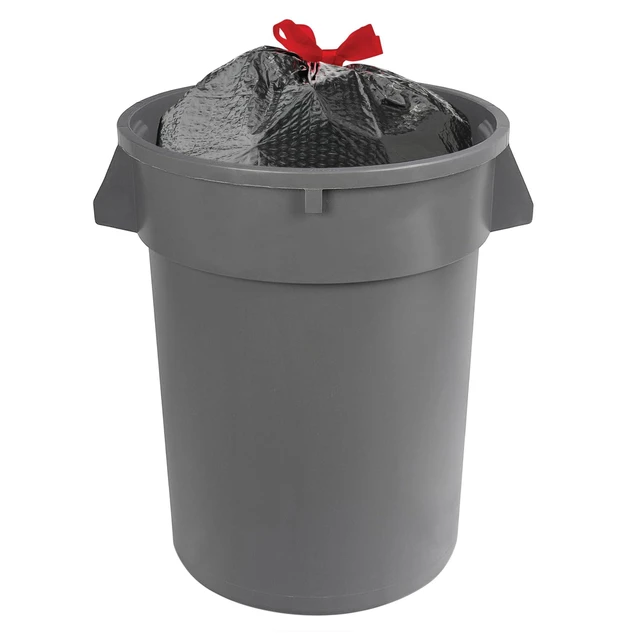 Alt view image 4 of 6 - Amazon Basics Flextra 30 Gallon Multipurpose Drawstring Trash Bags, 50 Count, Tear Resistant