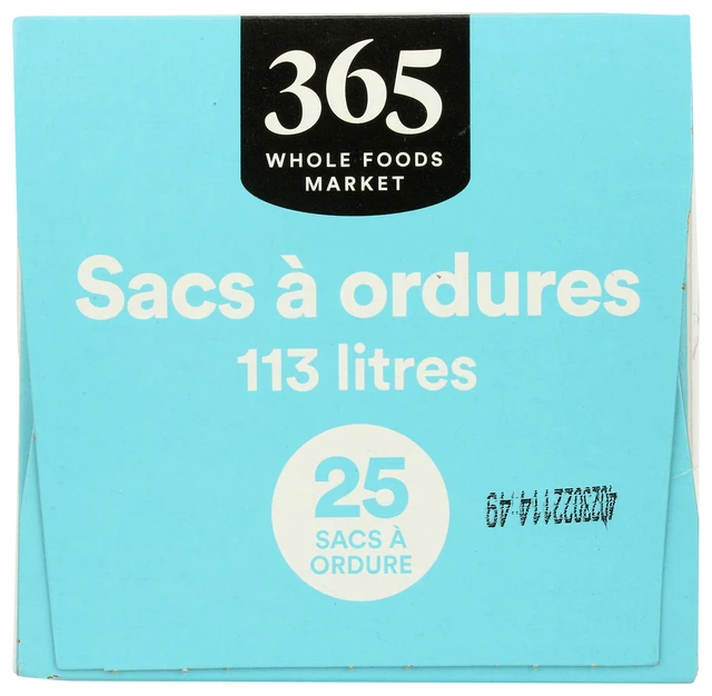 Alt view image 4 of 6 - 365 by Whole Foods Market Flextra Strength Drawstring Trash Bags, 30 Gallon, 25 Count