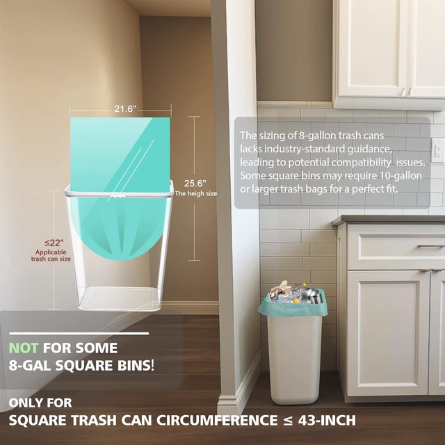 Alt view image 4 of 7 - AYOTEE Medium 8 Gallon Biodegradable Trash Bags, Leak Proof Compostable
