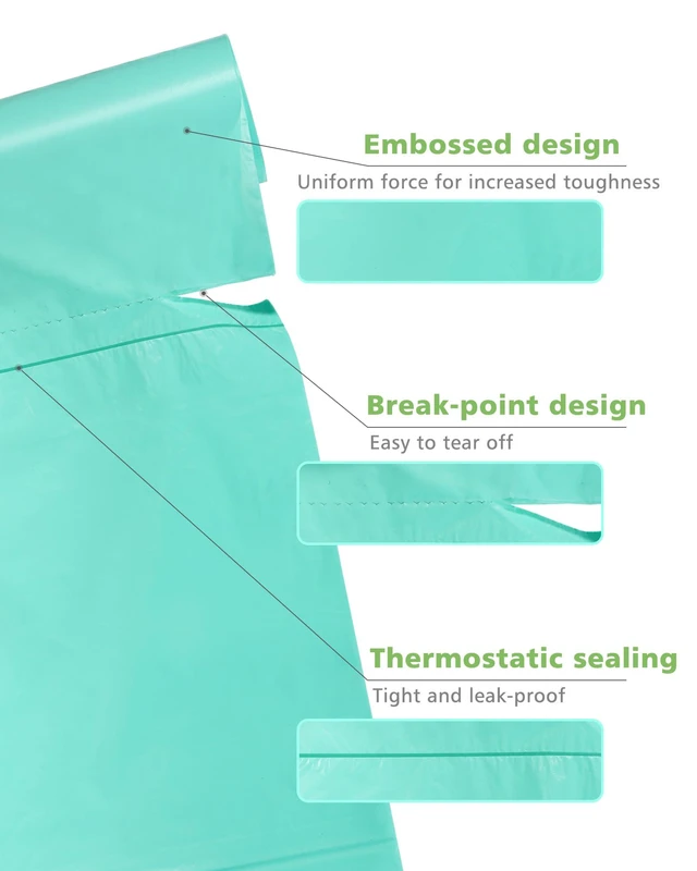 Alt view image 6 of 7 - AYOTEE Medium 8 Gallon Biodegradable Trash Bags, Leak Proof Compostable