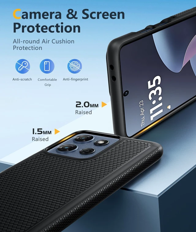 Alt view image 5 of 6 - FNTCASE Dual Layer Non Slip Shockproof Phone Case for Moto G 2026/2025