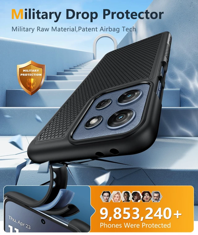 Alt view image 4 of 6 - FNTCASE Dual Layer Non Slip Shockproof Phone Case for Moto G 2026/2025