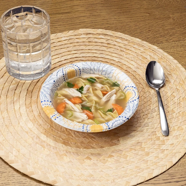 Alt view image 2 of 5 - Great Value 10 oz 50 Count Everyday Disposable Paper Bowls
