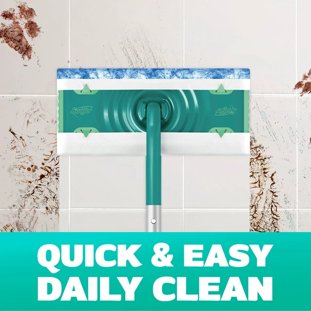 Alt view image 2 of 7 - Swiffer Mop & Go Starter Kit - 1 Device, 6 Hair Magnet Dry Cloths, 2 Mop & Go Wet Cloths