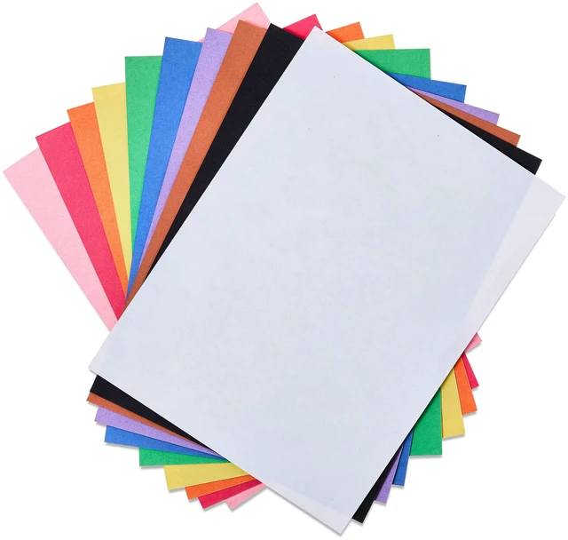 Alt view image 3 of 5 - Pen+Gear Heavyweight Construction Paper, 9in x 12in, Assorted Colors, 120 Sheets