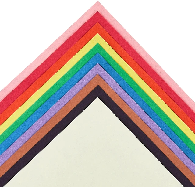 Alt view image 5 of 5 - Pen+Gear Heavyweight Construction Paper, 9in x 12in, Assorted Colors, 120 Sheets