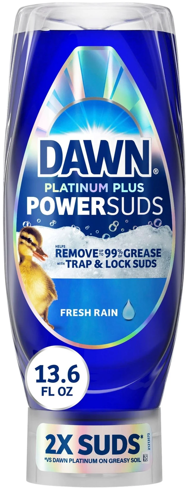 Main image of Dawn Platinum Plus Dish Soap, 13.6oz, EZ-Squeeze Bottle