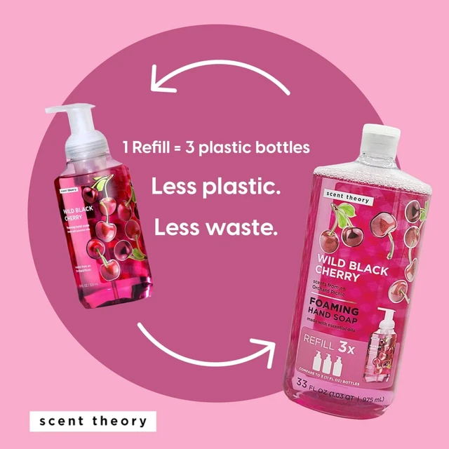 Alt view image 7 of 7 - Scent Theory Foaming Hand Soap Refill, Black Cherry, 33Fl Oz