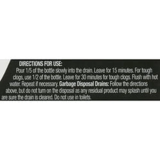 Alt view image 3 of 4 - Great Value Drain Clog Remover, Unscented, 80fl oz