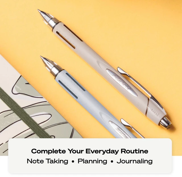 Alt view image 5 of 6 - Uni-ball Jetstream 0.7mm Fine Point Retractable Ballpoint Pens, Black Ink, 4 Count