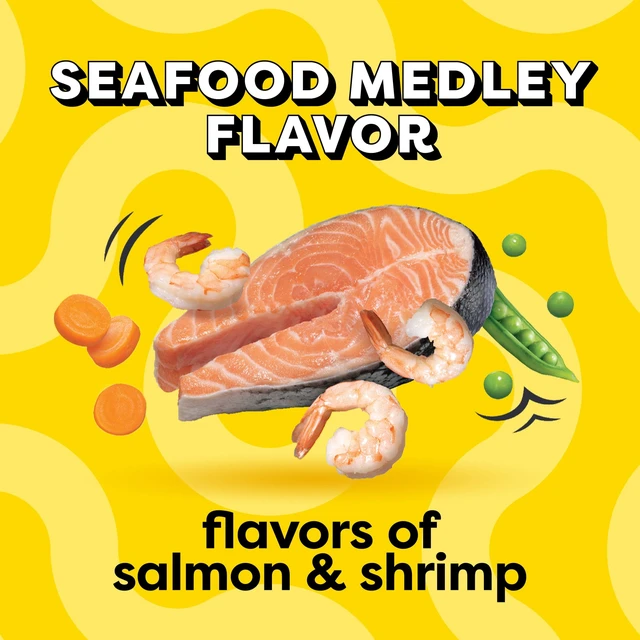 Alt view image 4 of 6 - Temptations Seafood Medley Flavor Dry Cat Food, 3.15lb Bag