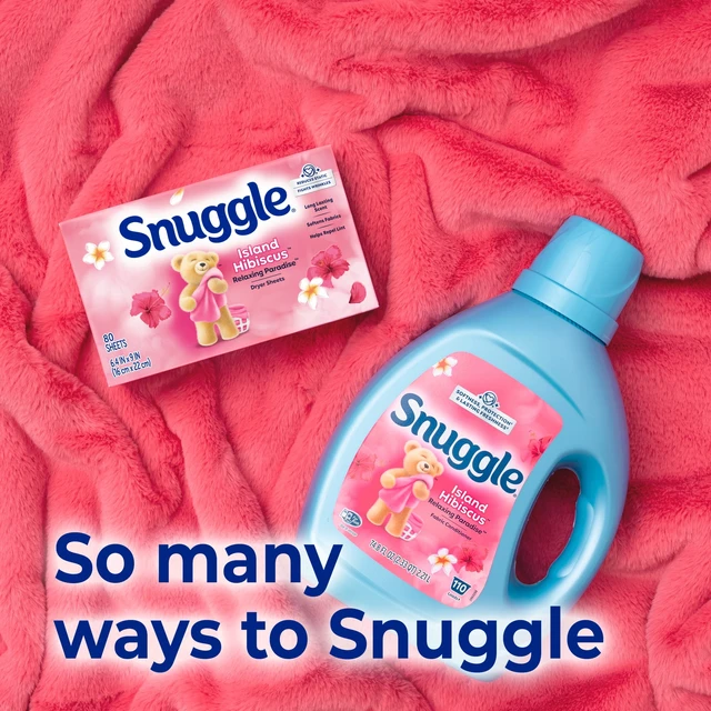 Alt view image 4 of 7 - Snuggle Island Hibiscus Relaxing Paradise Dryer Sheets, 80 Count