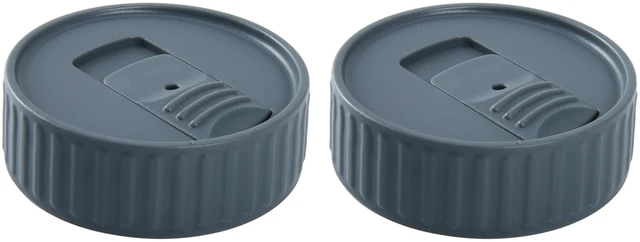 Main image of Mainstays Wide Mouth Mason Jar Drinking Lid, BPA-Free, Set of 2