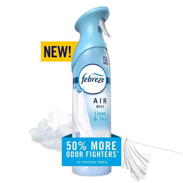 Main image of Febreze Air Mist Air Freshener Spray, Linen & Sky Scent, 8.1oz