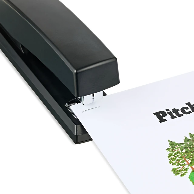 Alt view image 2 of 6 - Pen + Gear 20-Sheet Desktop Stapler with 1250 Staples,Black,Manual