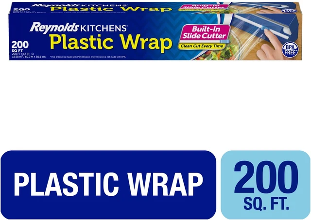 Main image of Reynolds Kitchens Quick Cut Plastic Wrap, 200 Square Feet