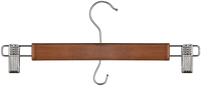 Main image of Better Homes & Gardens Walnut Wood Pant & Skirt Hangers, 3 Pack