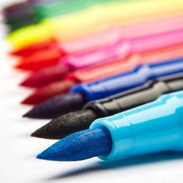 Alt view image 6 of 6 - KINGART Studio Watercolor Brush Markers 12 Colors