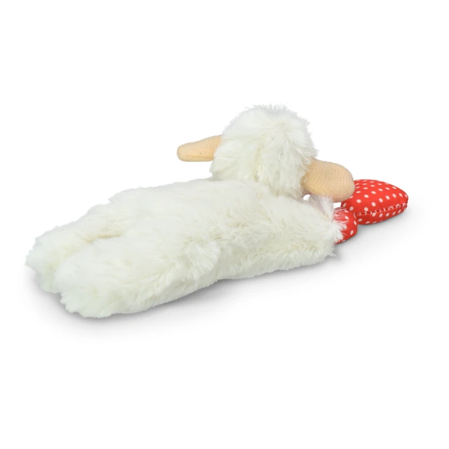 Alt view image 2 of 6 - Multipet Lamb Chop Plush Cat Toy with Dangling Heart, Catnip, and Crinkle