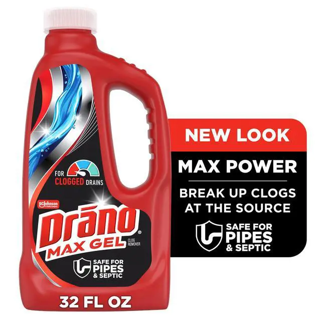 Alt view image 6 of 7 - Drano Max Gel Drain Clog Remover, 32 oz, 1 Count