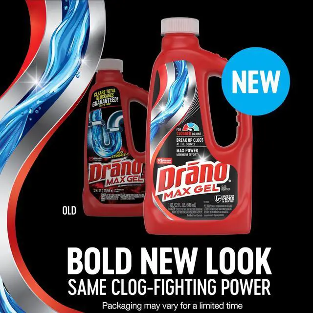 Alt view image 5 of 7 - Drano Max Gel Drain Clog Remover, 32 oz, 1 Count