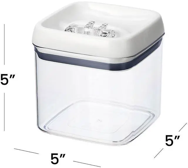 Main image of Better Homes & Gardens Canister - 4.5 Cup Flip-Tite® Square Food Storage Container, Designed to Help with Pantry Organization and Food Storage