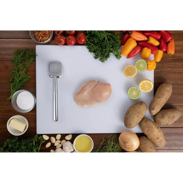 Alt view image 4 of 5 - Mainstays Meat Tenderizer,Aluminium Heavy Duty Mallet Kitchen Tool for Chicken Pounder, Steak Pork