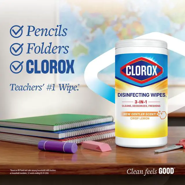 Alt view image 3 of 6 - Clorox Disinfecting Cleaning Wipes Variety Pack, Bleach Free, Fresh Scent and Crisp Lemon, 35 Count Each, Pack of 3
