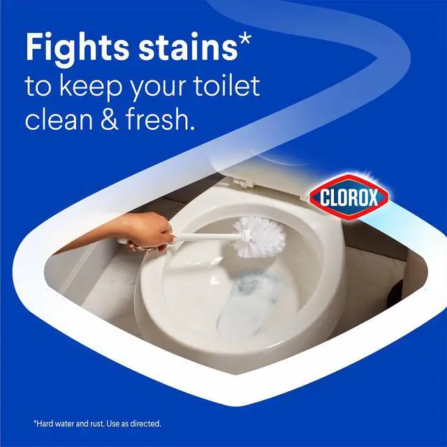 Alt view image 2 of 6 - Clorox Foaming Toilet Bomb Toilet Bowl Cleaner, Bleach Free, Lavender Clean, 5 Count
