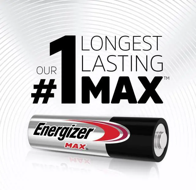 Alt view image 6 of 7 - Energizer AA Batteries, MAX Double AA Battery Alkaline, 4 Count