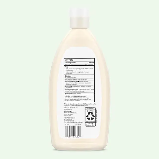 Alt view image 3 of 6 - Amazon Essentials Daily Oatmeal Body Lotion and Skin Protectant Moisturizer, Fragrance Free, 18 Fl Oz (Pack of 1) (Previously Amazon Basics)