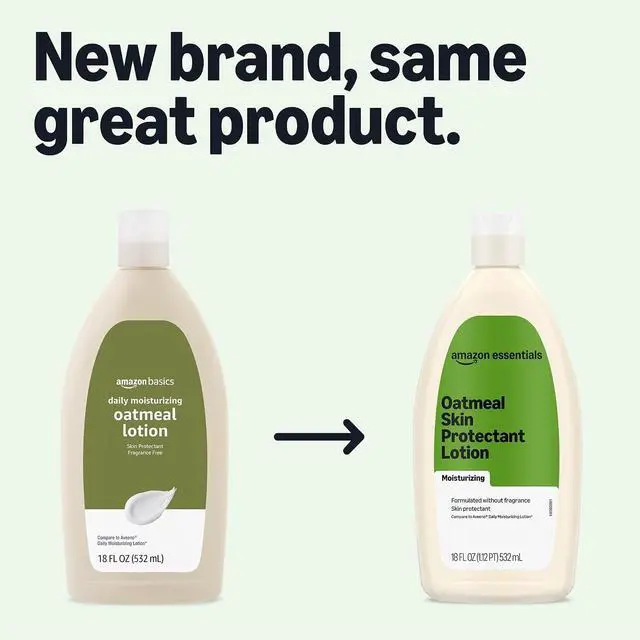 Alt view image 2 of 6 - Amazon Essentials Daily Oatmeal Body Lotion and Skin Protectant Moisturizer, Fragrance Free, 18 Fl Oz (Pack of 1) (Previously Amazon Basics)